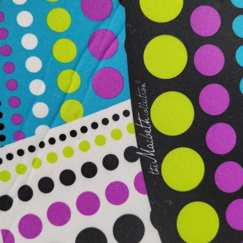 Macbeth Collection black white purple neon green blue laptop bag handles artsy - Picture 3 of 10